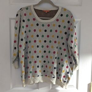 Modcloth polka dot sweater
